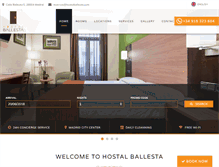 Tablet Screenshot of hostalballesta.com